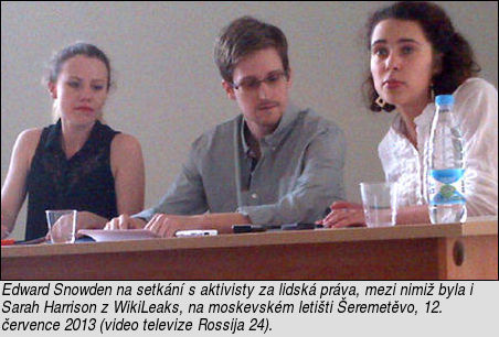 [Edward Snowden na setkání s aktivisty za lidská práva]