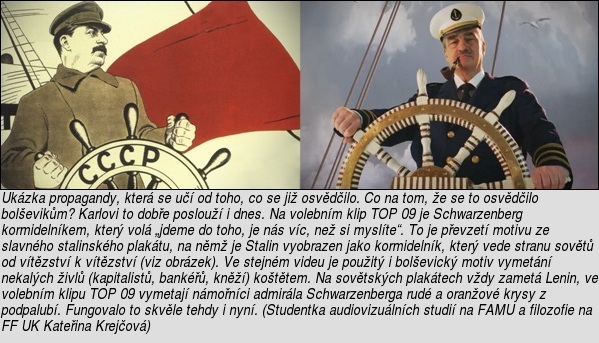 [Dva vůdci třímají kormidlo pevně ve svých rukou.]