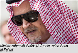 [Ministr zahraničí Saúdské Arábie, princ Saud al-Faisal.]